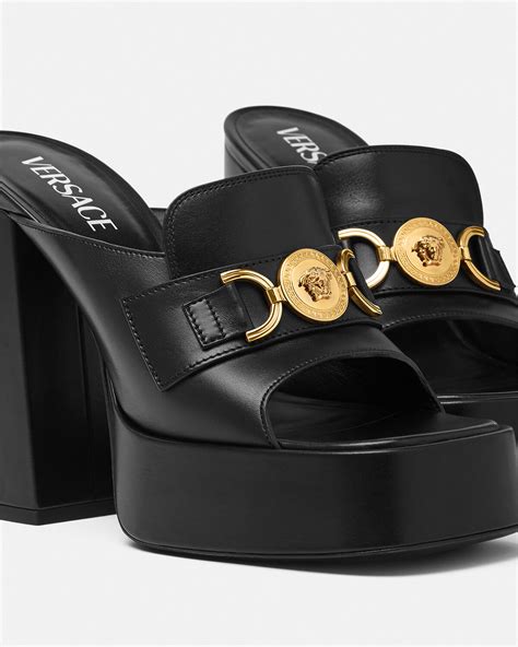 versace la medusa mules|Versace crystal medusa 95.